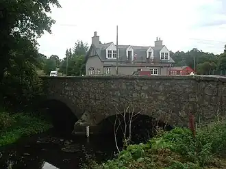 Brücke der A93 über den Burn of Canny