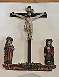 Gotische Kreuzigungsgruppe am Triumphbogen