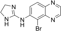 Strukturformel von Brimonidin