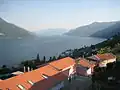 Blick vom Ortsteil Porta auf den Lago Maggiore