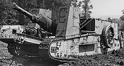 Britischer Gun Carrier Mark I (60 pdr) von 1917