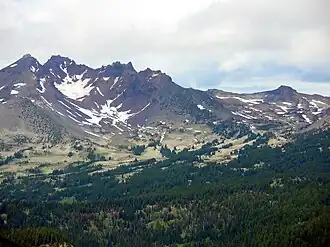 Der Gipfel des Broken Top