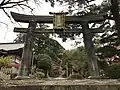 Bronze-Torii am Hikosan-Schrein