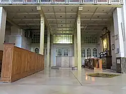 Brunnen in der Kirche zur Versorgung für Menschen, die in kriegerischen Zeiten Zuflucht in der Kirche suchen