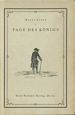 Tage des Königs, 1924.
