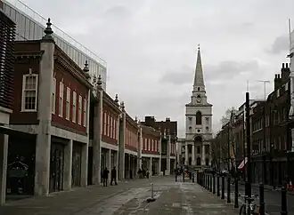 Brushfield Street, mit Blick auf Christ Church