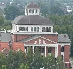Blick auf die Kirche