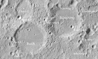 Büsching und Umgebung (LROC-WAC)