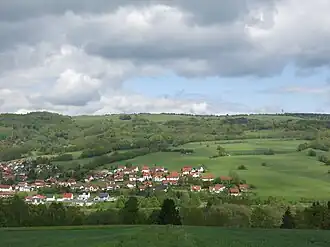 Buchschirm von Westen