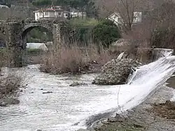 Die Brückeruine nahe der Molino di Bucine