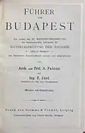 Titelblatt des Baedekerauszugs „Budapest“ (1901)