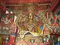 Buddha-Status in einem Tempel der Klosteranlage Erdene Dsuu