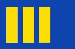 Flagge des Ortes Budel