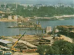 Bau der Brücke, 1972/1973