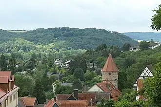 Büraberg von Fritzlar gesehen