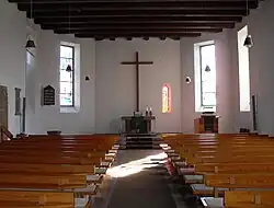 Altar der evangelischen Kirche Buggingen