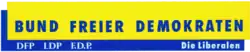 Bund Freier Demokraten (Logo, quer)
