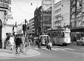 T4 auf der Kaiserstraße im Jahr 1961