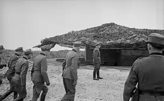 Besichtigung durch Offiziere