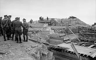 Besichtigung der Baustelle