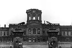 Schloss Charlottenburg nach dem Luftangriff vom 22. November 1943