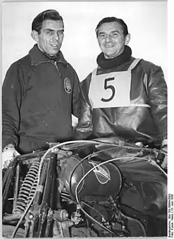 Horst Aurich (r.) mit Bruno Zieger