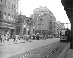 Erstes Stationsgebäude, 1961