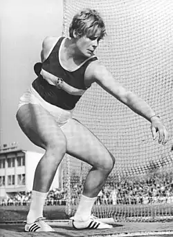 Karin Illigen schied mit 50,60&nbsp;m in der Qualifikation&nbsp;aus