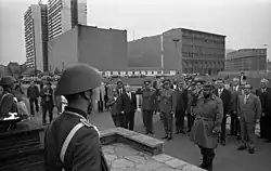 Fidel Castro legte am 14. Juni 1972 an der Gedenkstätte einen Kranz nieder