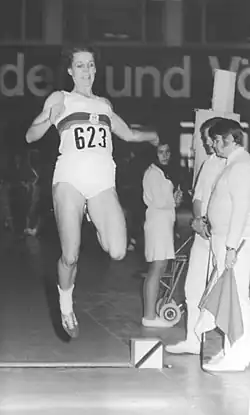 Olympiasiegerin Angela&nbsp;Voigt, frühere Angela&nbsp;Schmalfeld