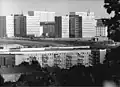 Blick auf die Oststadt im Juli 1974