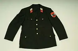 Uniformrock der Polizei