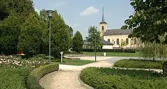 Park an der Kirche