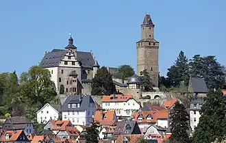 Ansicht von Burg Kronberg im Taunus