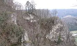 Bild 4: Kernburg von Südosten