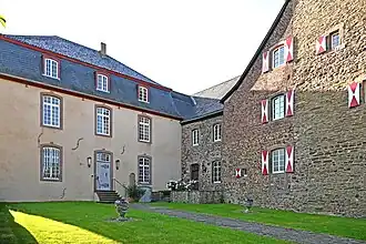 "Probstei" und Hauptburg von Nordwesten