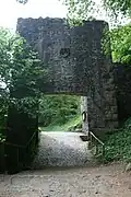 Späteres Torgebäude, heutiger Eingang zur Burg