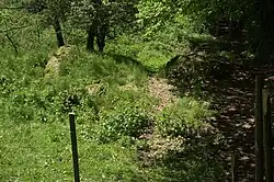 Bild 12: Der ehemalige Zugang zur Burg Altenschneeberg