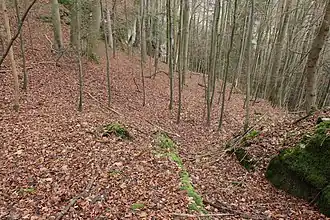 Bild 4: Nordwestliches Grabenende (Dezember&nbsp;2014)