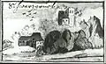 Burg Schwarzgrub nach dem Schlösserbuch von Veit Hager von 1661