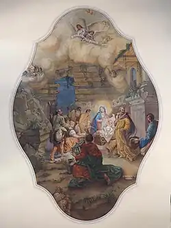 Deckengemälde Christi Geburt