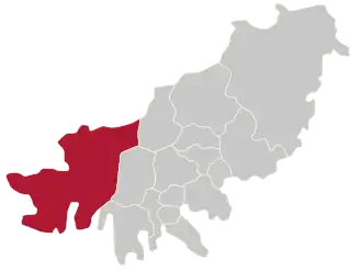 Lage von Gangseo-gu in Busan