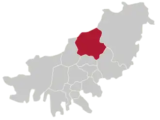 Lage von Geumjeong-gu in Busan