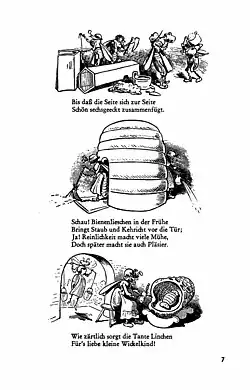Szene aus Schnurrdiburr oder Die Bienen