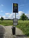 Haltestellenschild seit&nbsp;2013