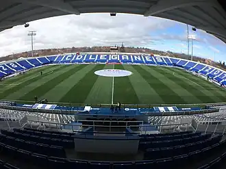 Blick in das Stadion (März 2017)