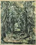 Paul Cézanne: Allee in Chantilly