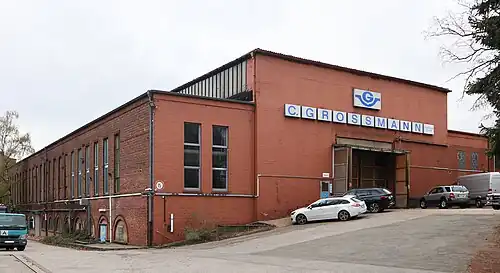 Eine der Grossmann-Produktionshallen (2021)