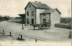 Bahnhof zu Beginn des 20. Jahrhunderts