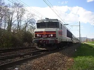 Die CC 6545 in der Nähe von Chambéry